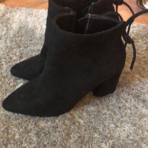 Black Swede low cut boots